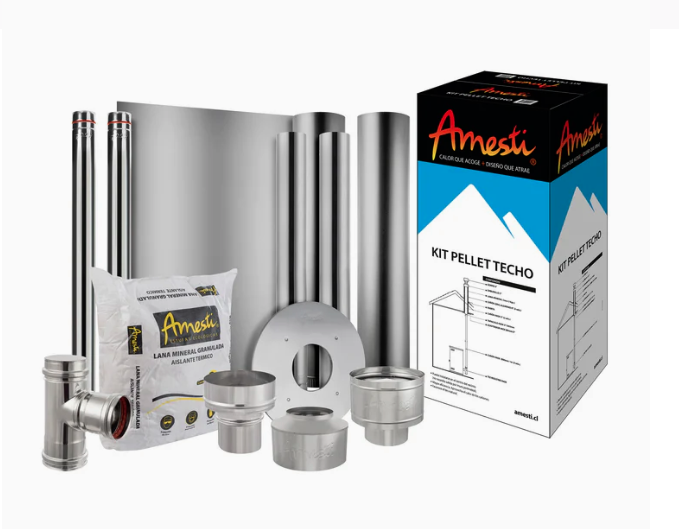 Kit de Instalación Inox Techo Pellet