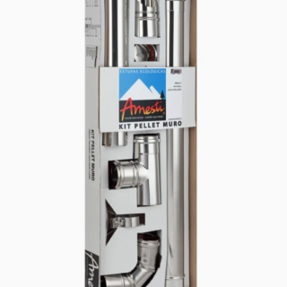 Kit de Instalación Inox Muro Pellet